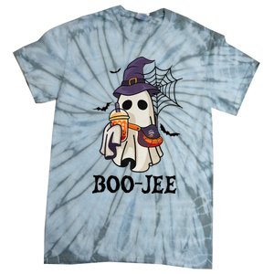 Boo Jee Halloween Spooky Season Cute Ghost Boujee Boogee Tie-Dye T-Shirt