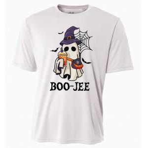 Boo Jee Halloween Spooky Season Cute Ghost Boujee Boogee Cooling Performance Crew T-Shirt