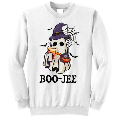 Boo Jee Halloween Spooky Season Cute Ghost Boujee Boogee Sweatshirt