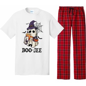 Boo Jee Halloween Spooky Season Cute Ghost Boujee Boogee Pajama Set