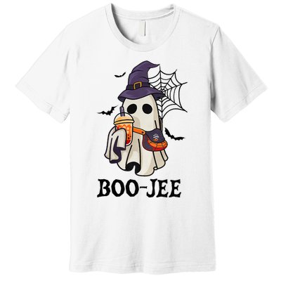 Boo Jee Halloween Spooky Season Cute Ghost Boujee Boogee Premium T-Shirt