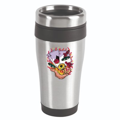 Black Jack Hand Poker 16oz Travel Tumbler