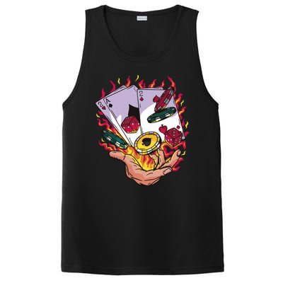 Black Jack Hand Poker PosiCharge Competitor Tank