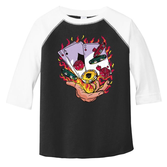 Black Jack Hand Poker Toddler Fine Jersey T-Shirt