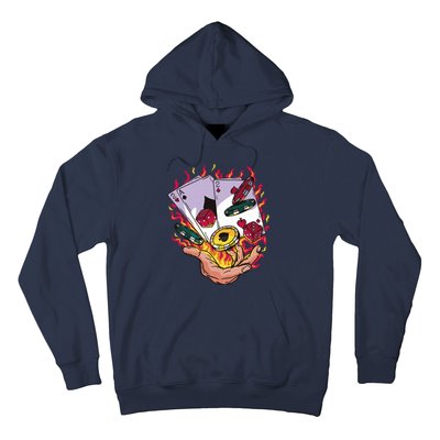 Black Jack Hand Poker Hoodie