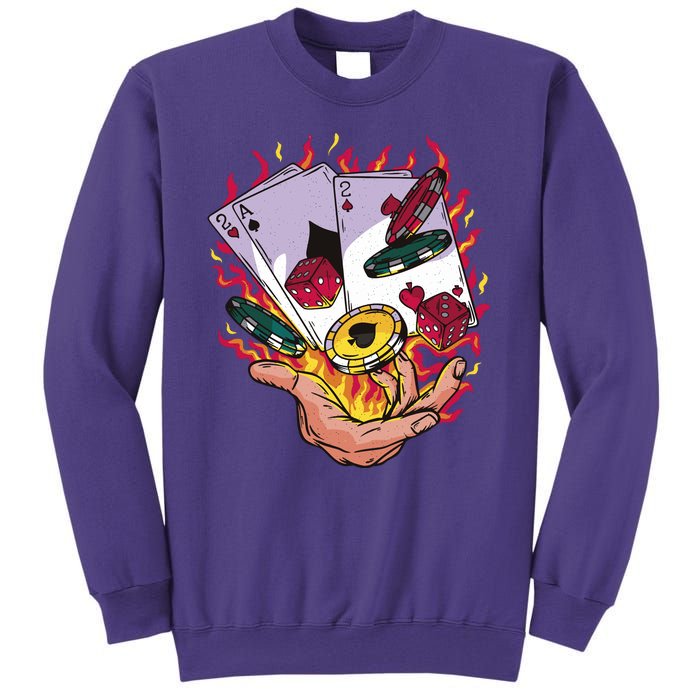 Black Jack Hand Poker Sweatshirt