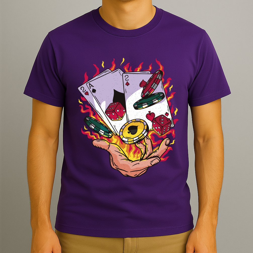 Black Jack Hand Poker T-Shirt