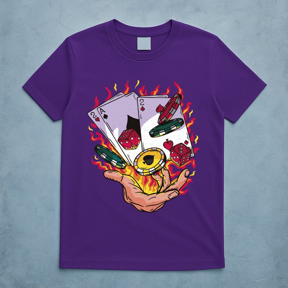 Black Jack Hand Poker T-Shirt