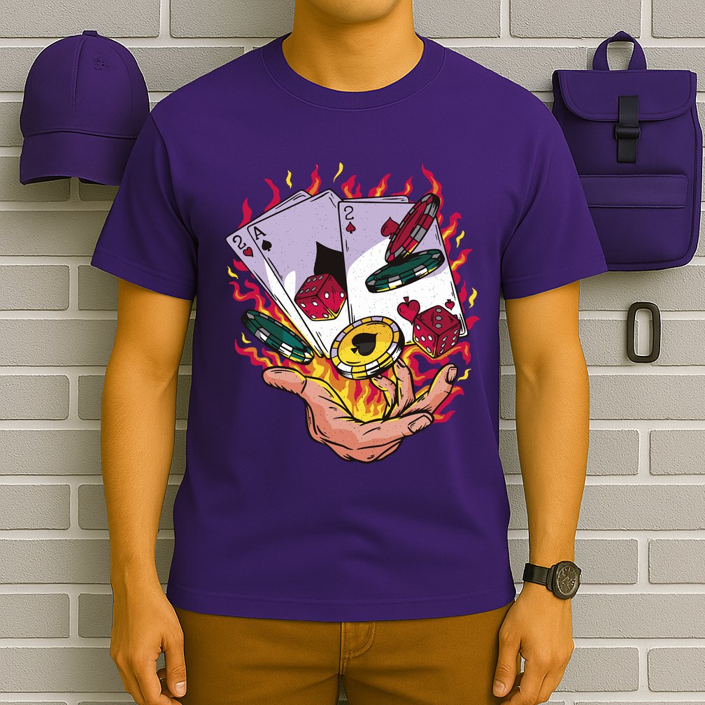Black Jack Hand Poker T-Shirt