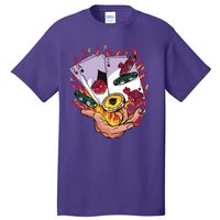 Black Jack Hand Poker Tall T-Shirt