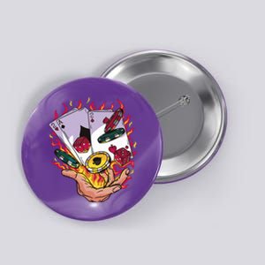 Black Jack Hand Poker Button