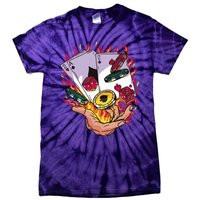 Black Jack Hand Poker Tie-Dye T-Shirt