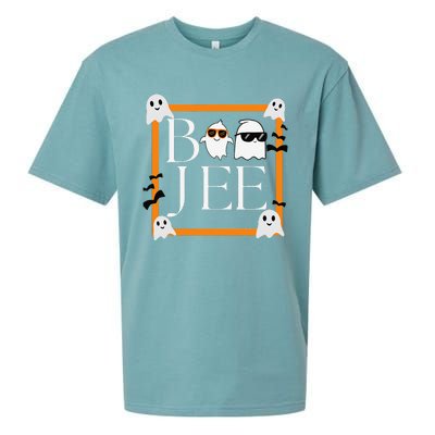 Boo Jee Halloween Ghost Sueded Cloud Jersey T-Shirt