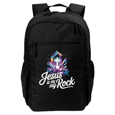 Biblical Jesus Is My Rock Christian Backpack