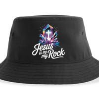 Biblical Jesus Is My Rock Christian Sustainable Bucket Hat