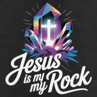 Biblical Jesus Is My Rock Christian Adult Drive Performance Visor