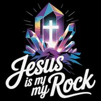 Biblical Jesus Is My Rock Christian 16 in Basic Backpack