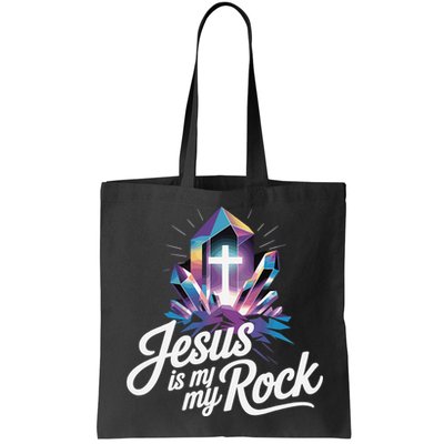 Biblical Jesus Is My Rock Christian Bag