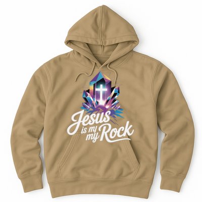 Biblical Jesus Is My Rock Christian Hoodie