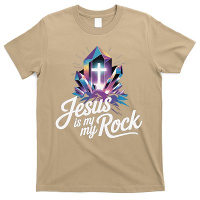 Biblical Jesus Is My Rock Christian T-Shirt