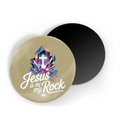 Biblical Jesus Is My Rock Christian Magnet