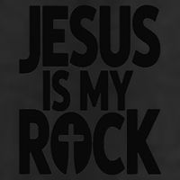 Biblical Jesus Is My Rock Christian Adult Drive Performance Visor