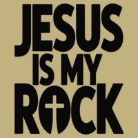 Biblical Jesus Is My Rock Christian Cooling Performance Crew T-Shirt