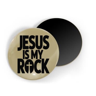Biblical Jesus Is My Rock Christian Magnet