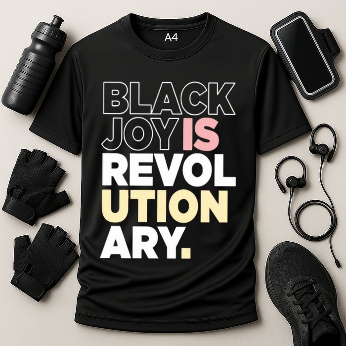 Black Joy Is Revol Ution Ary Cooling Performance Crew T-Shirt
