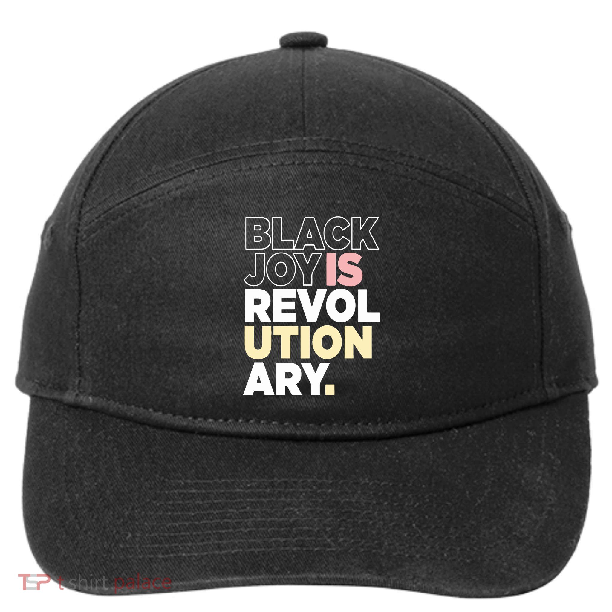 Black Joy Is Revol Ution Ary 7-Panel Snapback Hat