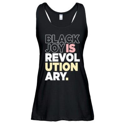 Black Joy Is Revol Ution Ary Ladies Essential Flowy Tank