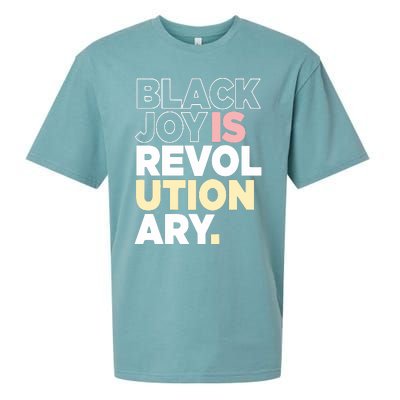 Black Joy Is Revol Ution Ary Sueded Cloud Jersey T-Shirt