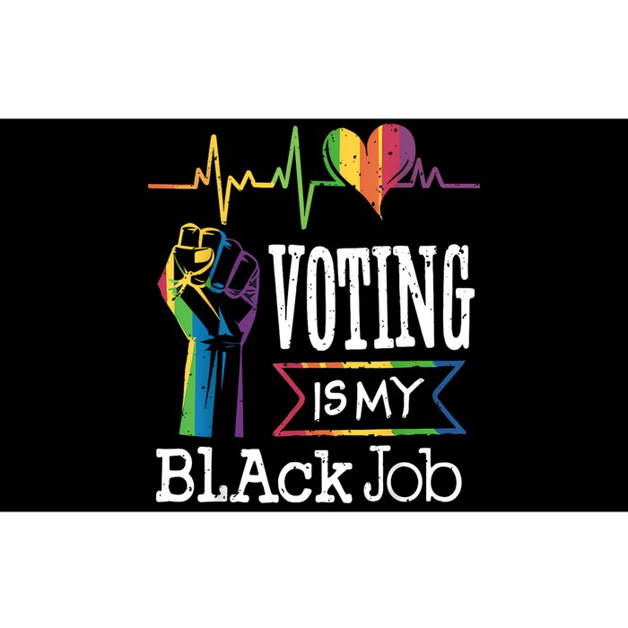 Black Jobs.Voting Is My Black Job Vote . Women Bumper Sticker