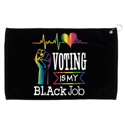 Black Jobs.Voting Is My Black Job Vote . Women Grommeted Golf Towel