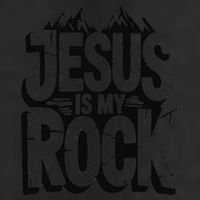 Biblical Jesus Is My Rock Christian Cool Comfort Performance Bucket Hat