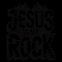Biblical Jesus Is My Rock Christian 16 in Basic Backpack