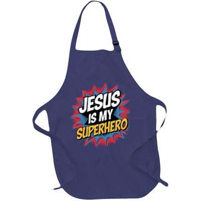 Boy Jesus Is My Superhero Christian Apron