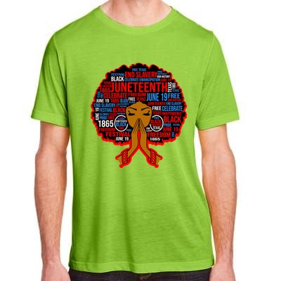 Black Juneteenth Independence Celebrate Freedom Gift Adult ChromaSoft Performance T-Shirt