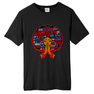 Black Juneteenth Independence Celebrate Freedom Gift Tall Fusion ChromaSoft Performance T-Shirt