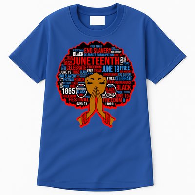 Black Juneteenth Independence Celebrate Freedom Gift Tall T-Shirt