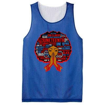 Black Juneteenth Independence Celebrate Freedom Gift Mesh Reversible Basketball Jersey Tank