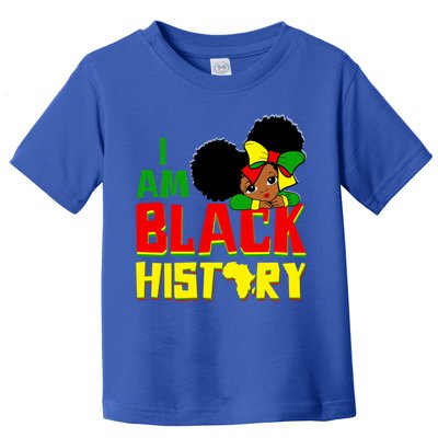 Black Juneteenth I Am Black History Education Freedom Gift Toddler T-Shirt