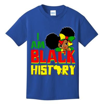 Black Juneteenth I Am Black History Education Freedom Gift Kids T-Shirt