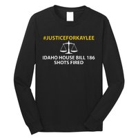 Bryankohberger #Justiceforkaylee Idaho House Bill 186 Shots Fired Long Sleeve Shirt