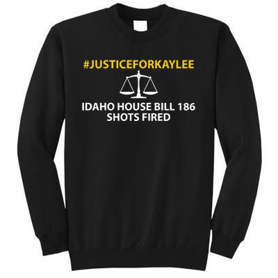 Bryankohberger #Justiceforkaylee Idaho House Bill 186 Shots Fired Sweatshirt