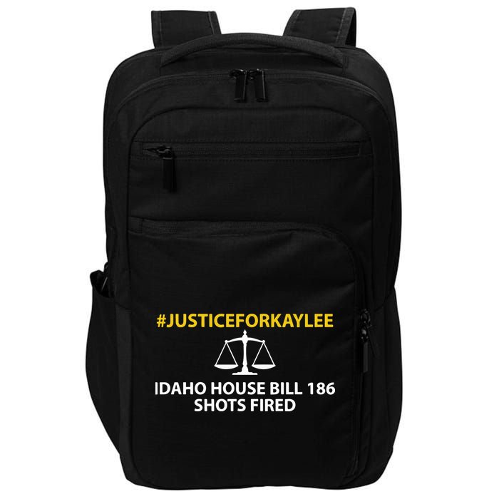 Bryankohberger #Justiceforkaylee Idaho House Bill 186 Shots Fired Impact Tech Backpack