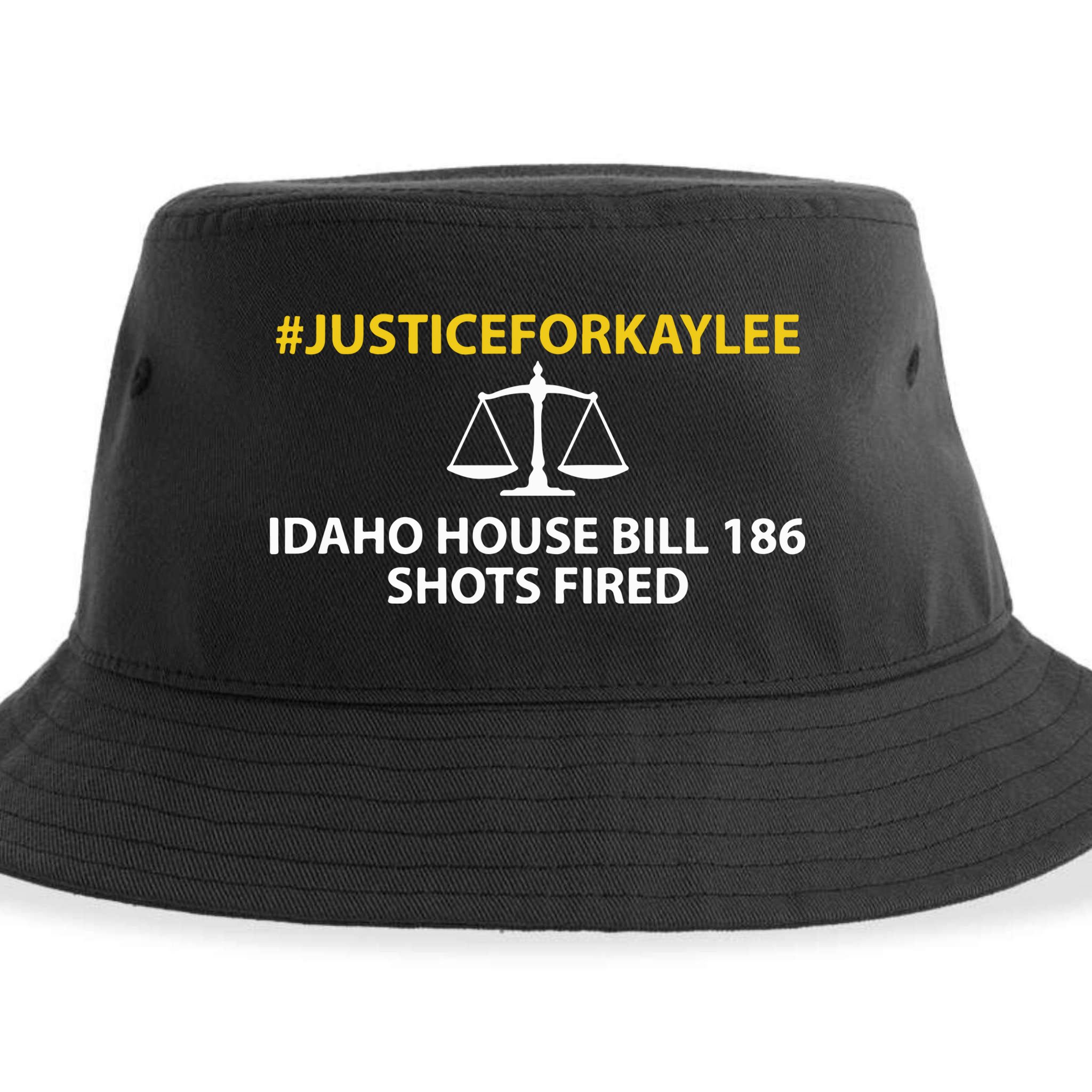 Bryankohberger #Justiceforkaylee Idaho House Bill 186 Shots Fired Sustainable Bucket Hat