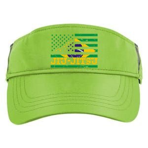 Brazilian Jiu Jitsu American Flag Us Sports Meaningful Gift Adult Drive Performance Visor