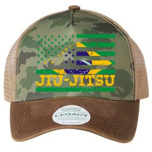 Brazilian Jiu Jitsu American Flag Us Sports Meaningful Gift Legacy Tie Dye Trucker Hat