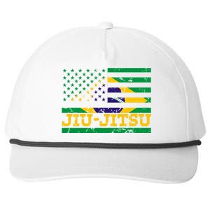 Brazilian Jiu Jitsu American Flag Us Sports Meaningful Gift Snapback Five-Panel Rope Hat